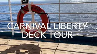 Carnival Liberty Deck Tour | October 2022