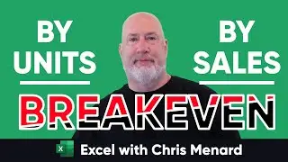 Excel - Breakeven in Units and Sales