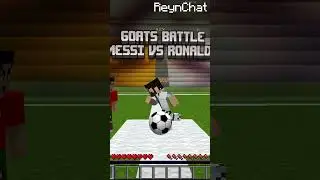 Ronaldo vs Messi  minecraft soccer battle