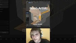 Noob vs Pro artist: messy bevel fix 