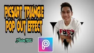 TRIANGLE POP OUT EFFECT |HOW TO CREATE PICSART TRIANGLE POP OUT EFFECT with sheering |NEW EDIT STYLE