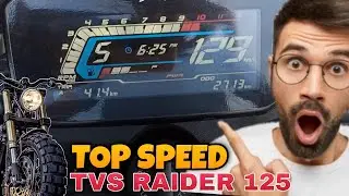 TVS RAIDER  125 TOP SPEED TEST 🤯 || TOP SPEED KITNI HAI ISKI ?? 🤔🤔||