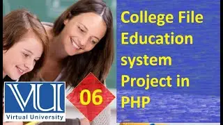 6-College File Education system Project in PHP - URDU / HINDI