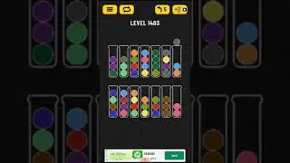 Ball sort puzzle level 1403