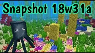Snapshot 18w31a- Renewable Coral, Bonemeal Drops and Chunk Loading Commands!