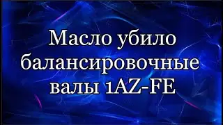 Масло моторное. Убило балансиры