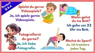 PART 2: Daily Use German Question and Answers | German Speaking Practice #learngerman