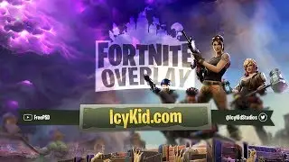 Free Twitch Overlay - Fortnite Stream Overlay - PSD - Free Download