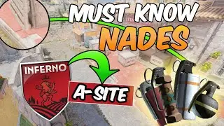Master Inferno A Site in CS2 | Nades You Need to Know!