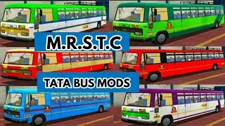 🔴M.S.R.T.C-TATA BUS MOD PACK | Indonesia Bus Simulator|Volvo-9700 |