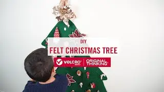 How to DIY A Felt Christmas Tree in 5 minutes!