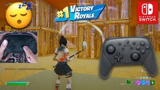 Nintendo Switch Pro Controller Handcam ASMR 😴 Fortnite Box Fights Gameplay 📦