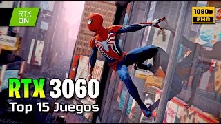 ✅ RTX 3060 - 12 GB ✅ TEST en 15 JUEGOS 🔴 Ray Tracing + DLSS 🔴