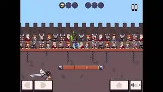 Defeating the boss of barbarian pit (Knight brawl)