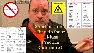 The 4 Must Do Rudiments!