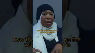 Sister Ameenah speaking on the difficulties she faced as a revert
