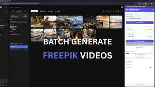 Batch Generate Videos with Freepik | BatchForce Video Tutorial