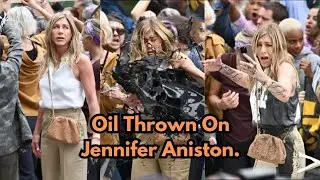 Oil Thrown On Jennifer Aniston. The Morning Show Season 4