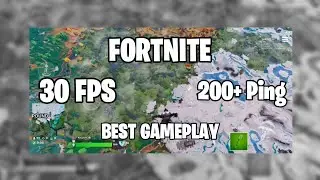 Fortnite Mobile (30fps, 200+ Ping) Full Gameplay 🔥