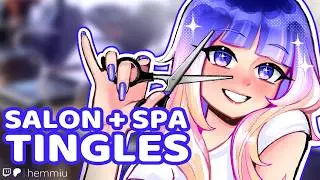 ASMR | Salon + Spa Roleplay 🎧 [Haircut] [Whispers] [Comfort Audio]