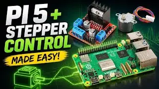 How to Control a Stepper Motor with Raspberry Pi 5 & L298N Driver | Step-by-Step Tutorial