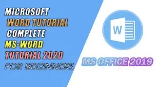 Ms Word 2019 Complete Course || In 2021