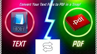 How to convert text file into PDF?