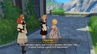 Adelinde - Head Housemaid. Cleanup at Dawn. Clean all the stains • Genshin Impact