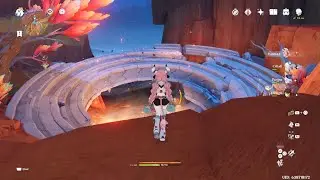 Genshin Impact Run and Break Rocks 😆