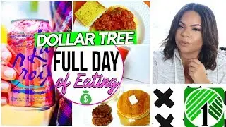 DOLLAR TREE: WHAT I EAT IN A DAY 2017! FULL DAY OF EATING DOLLAR STORE FOOD | REVIEWS + RECIPES