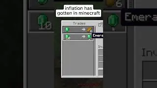 Why is inflation in Minecraft #minecraft #shorts