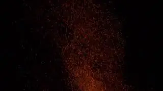 THOUSANDS OF SLOW FIRE EMBERS 4k ( Fire elements black screen & green Screen UHD & HD )