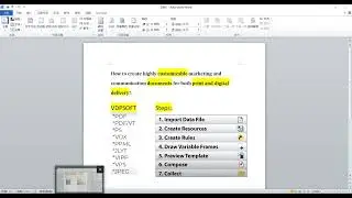 How to batch add variable data and variable barcode to PDF file - for print and digital delivery?