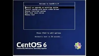 Cent OS Installation