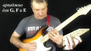 Техника гитариста. Арпеджио на электрогитаре