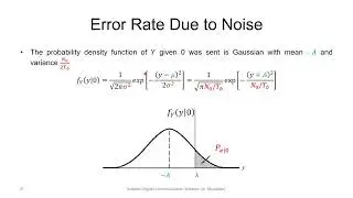 Error Rate Analysis and Optimal Threshold