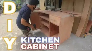 KITCHEN CABINET WITH LPG GAS TANK STORAGE