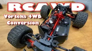 ARRMA Vorteks RCAWD 4WD Conversion