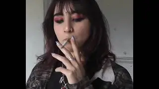 18yo Ivy Killing Her Lungs with Strong Cigarettes!