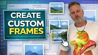 Create Custom Image Frames with Canva, Photopea, and Photo Room, Free