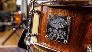 DeBroize Custom Snare Drums - Drummer's Review