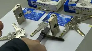 как вскрыть замок HERACLES Y7 / Y7+ (ФРАНЦИЯ) САЙТ: https://medvejatnik.kiev.ua