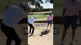 Phil teaches Bryson about bunker shots 👀 