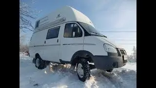 🚍 Автодом на калёсах из Газели своими руками Campervan Conversion