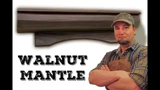Solid Walnut Mantle