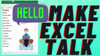 Excel can Talk?! Trick how to make Excel talk to you #Shorts #Speakcells