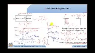 rms and average values | power electronics lectures