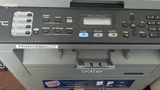 Brother MFC-L2700DW | Printing Paper Jam Using A4 Paper | (SOLVED)