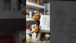Елочная игрушка из #папьемаше  Больше игрушек в моем блоге в интстаграм @vetkatoys #ёлочнаяигрушка