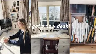 New Desk Set-Up and Tour!!